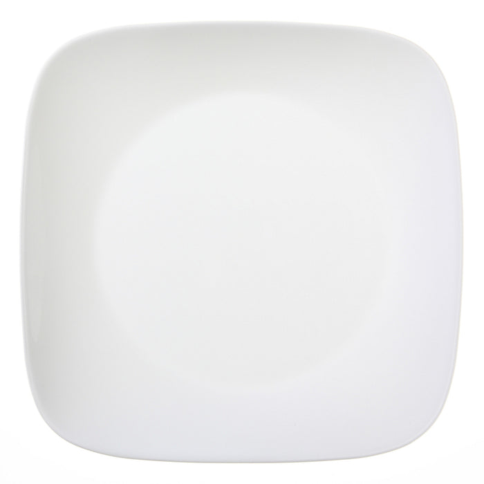 16-pc Corelle PURE WHITE SQUARE Dinnerware Set *Dinner, Lunch Plates, Bowls & Mugs