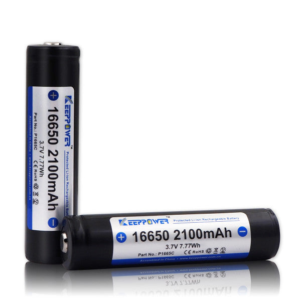 16650 KeepPower 2100mAh Protected Li-ion Rechargeable Battery(2)