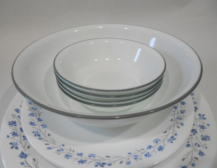 ❤️ 17-pc Corelle LILAC BLUSH DINNERWARE SET Plates Bowls *Purple Blue Floral