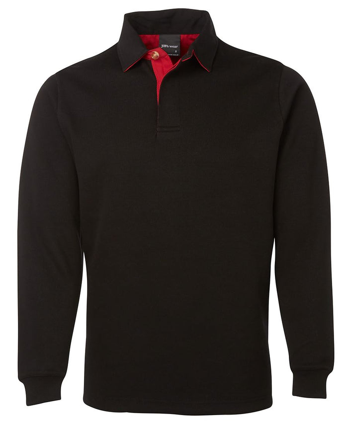2 Tone Rugby L/S Polo 3RT