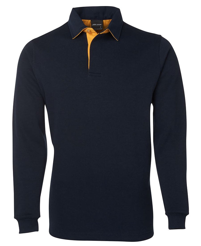 2 Tone Rugby L/S Polo 3RT