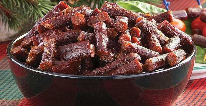 2# WISCONSIN SUGAR RIVER Original Teriyaki Spicy Jalapeno Pepperoni BEEF Snacks