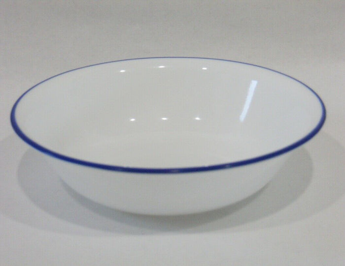 4 Corelle BREATHTAKING BLUE RIM 10-oz DESSERT BOWLS Fruit KEY WEST, TRUE, CAFE, MAVI