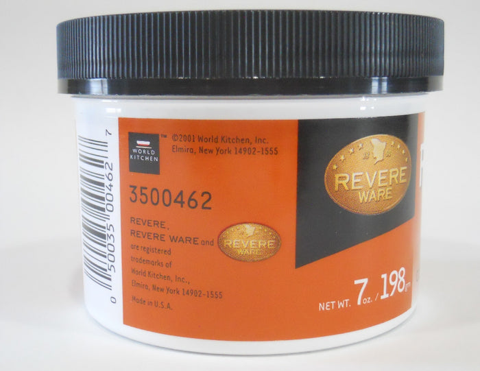 7-oz REVERE COPPER & STAINLESS Brass Chrome Glass Ceramics Cleaner Polish Paste