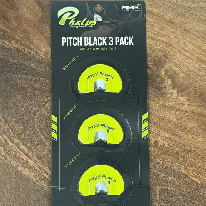 Phelps Pitch Black 3 Pack