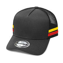 A-frame Striped Trucker Cap