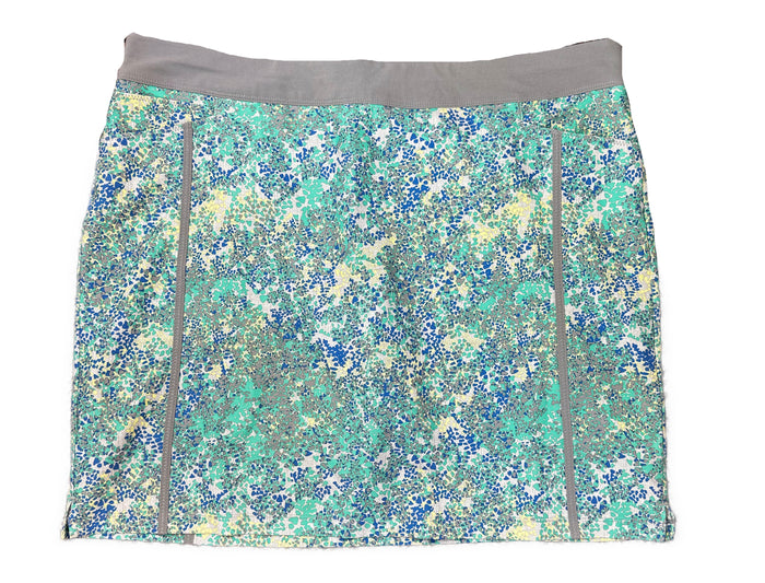 Adidas Women's Green & Gray Print Golf Skort Size XL
