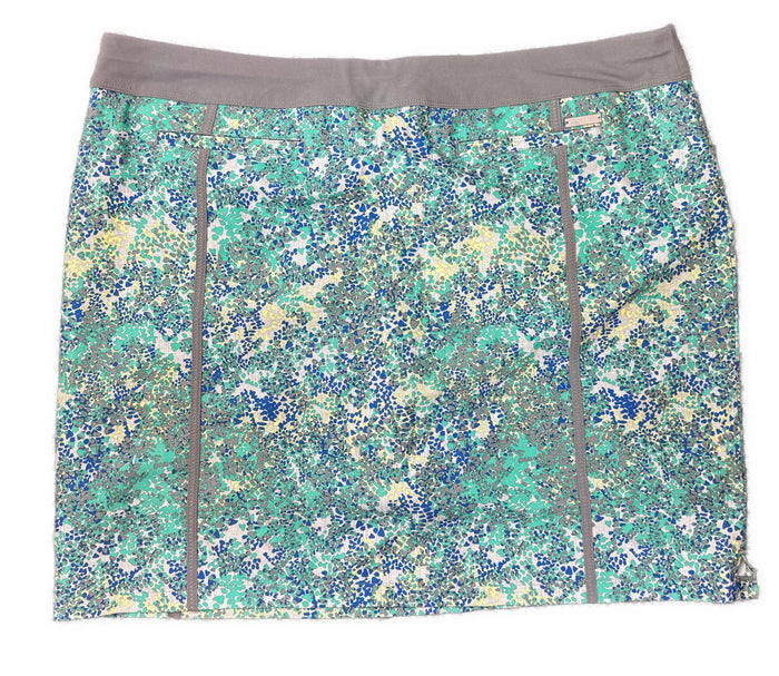 Adidas Women's Green & Gray Print Golf Skort Size XL