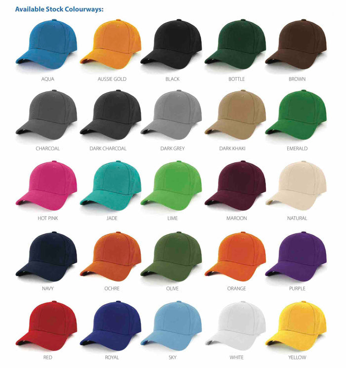 AH230 Heavy Brushed Cotton Cap