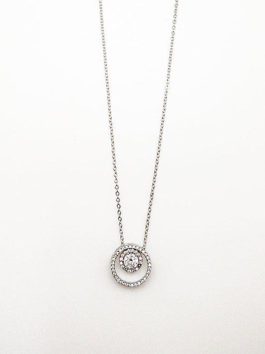Amelia Necklace in Silver