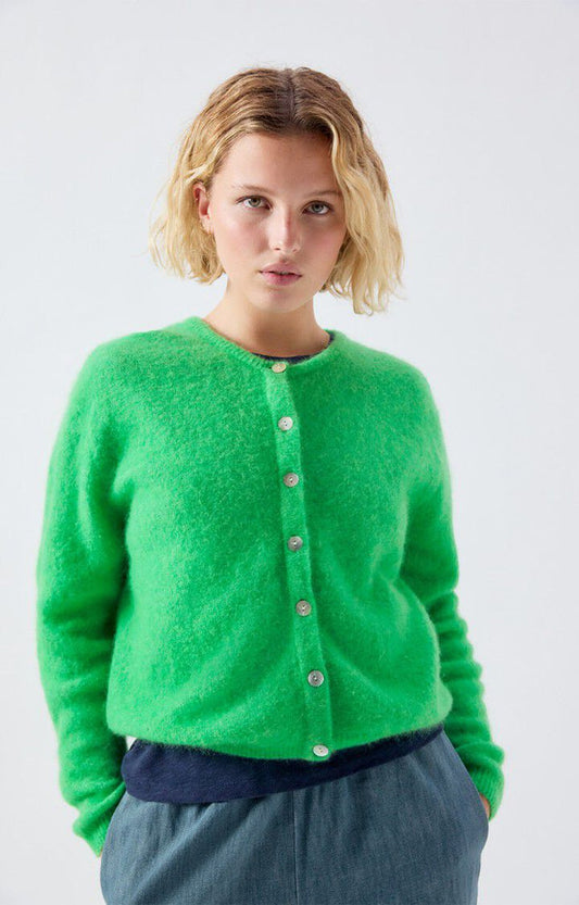 American vintage Cardigans ML Col Rond Jardin/Chi