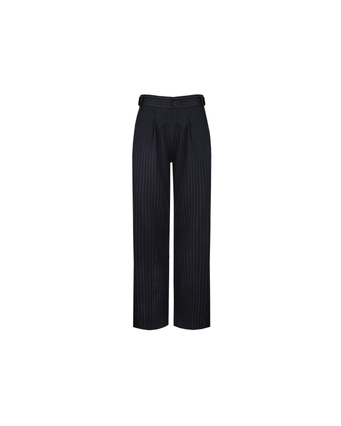 ANDRE PANT NAVY PINSTRIPE