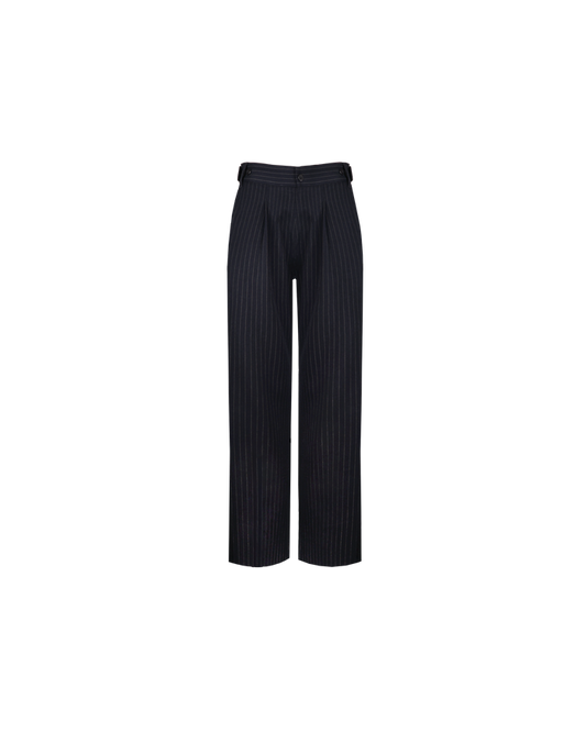 ANDRE PANT NAVY PINSTRIPE