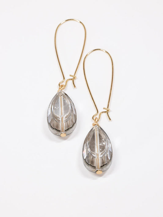 Anna smoky handmade earrings