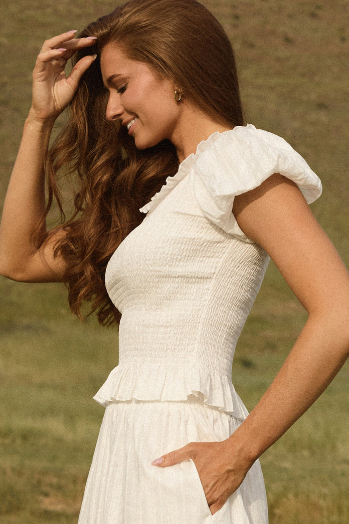 Annalise Top in Reverie Dobby-4