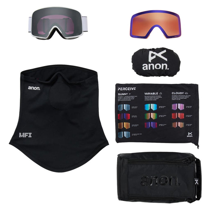 Anon 2026 M6 Goggle - White/Sunny Onyx
