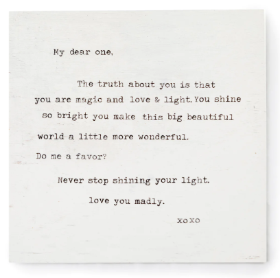 Never Stop Shining
