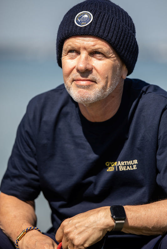 Arthur Beale Golden Globe Race Fisherman badge beanie