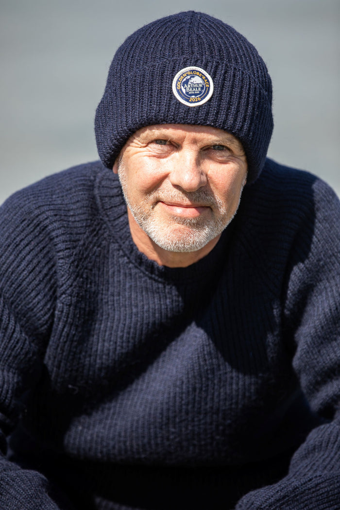 Arthur Beale Golden Globe Race Fisherman badge beanie