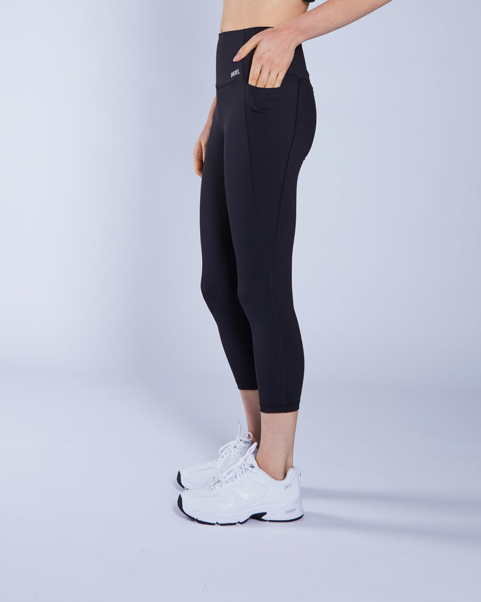 Ava Capri Legging Beetle Black