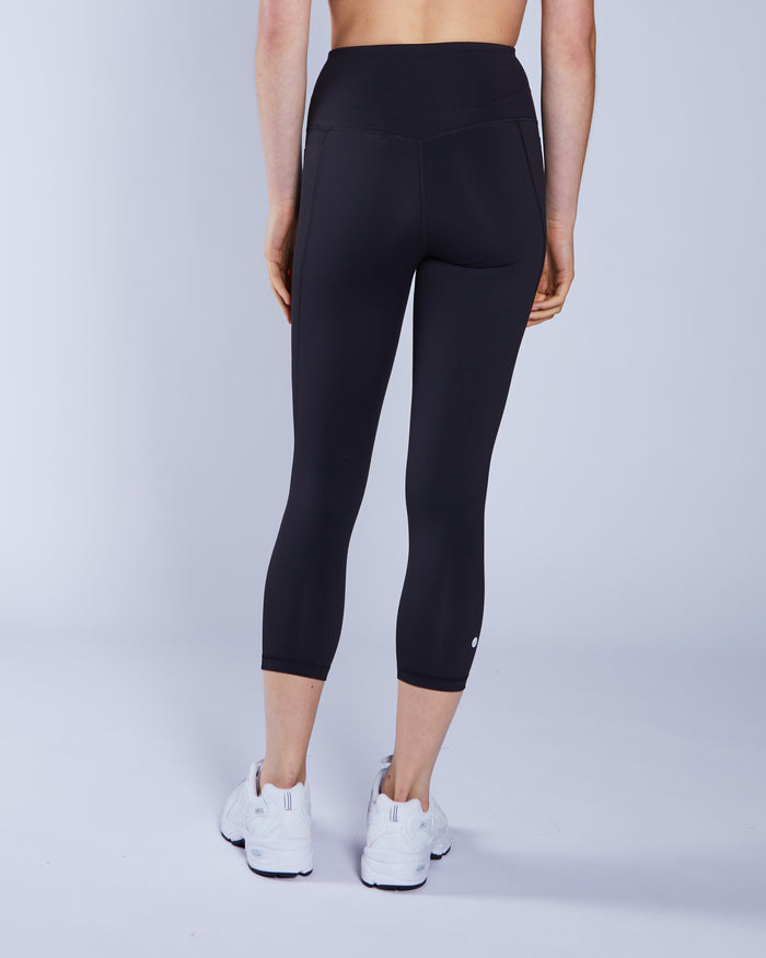 Ava Capri Legging Beetle Black