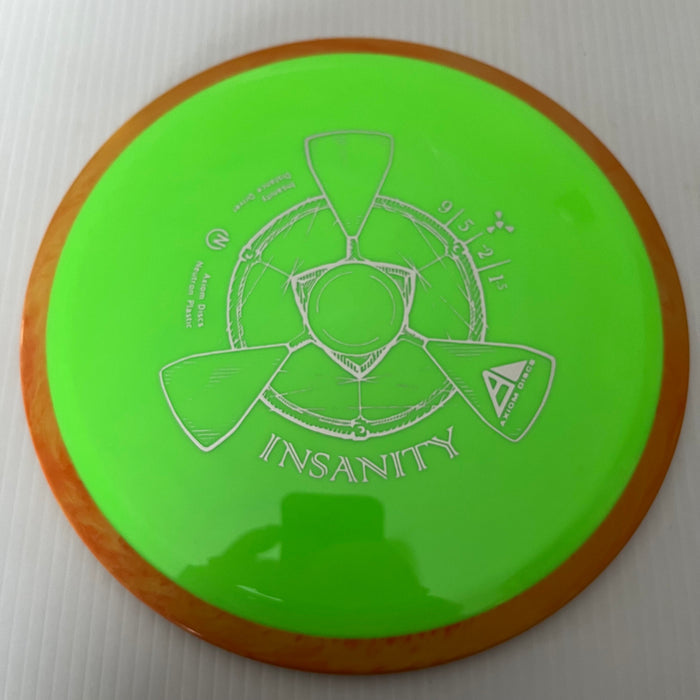 DayGlo Green/Swirly Orange Rim/170g 21