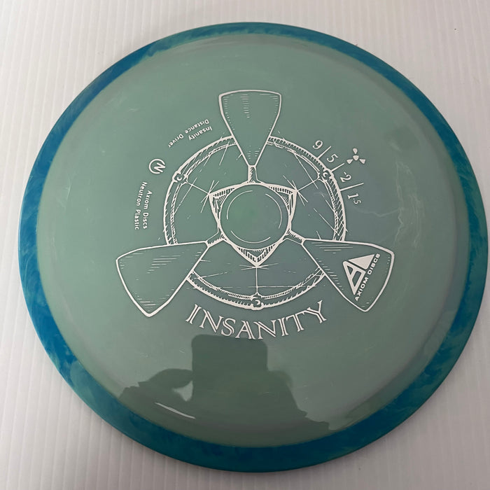 Teal/Swirly Blue Rim/170g 27