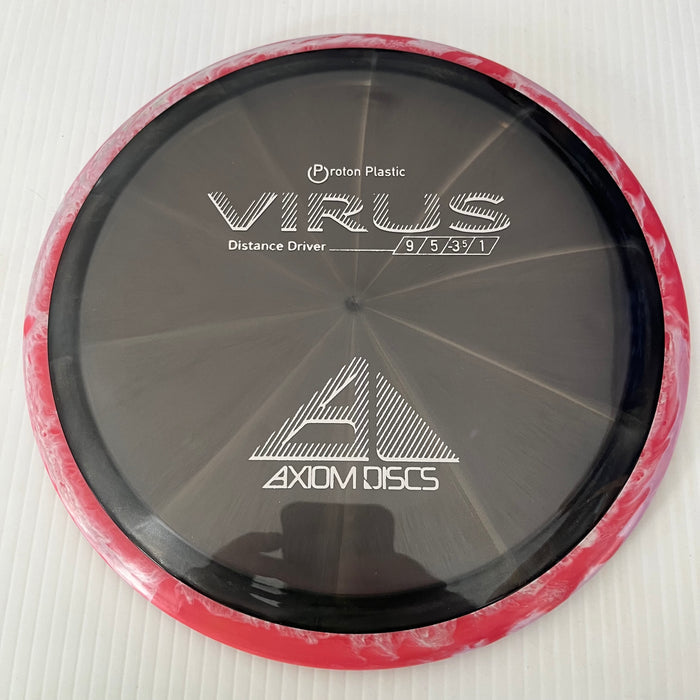 Black & Super Dark Grey/Swirly Red Rim/168g 16