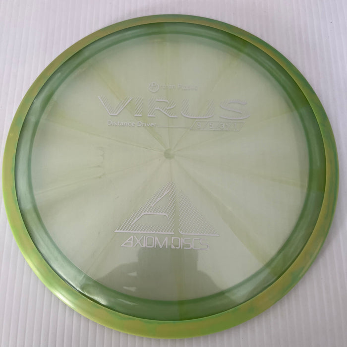 Bright Green/Swirly DayGlo Rim/175g 22