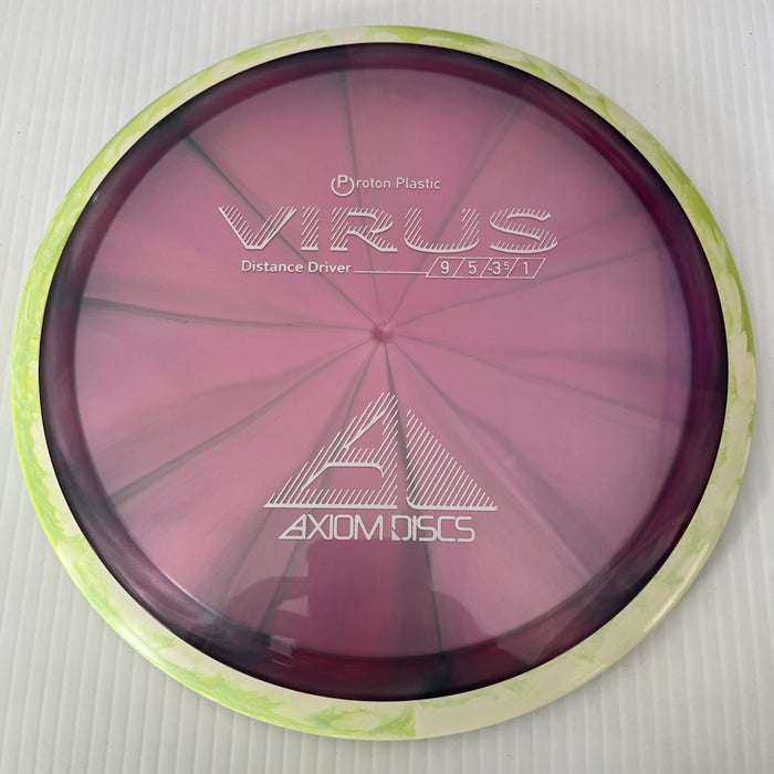 Purple/Swirly White & Green Rim/172g 25