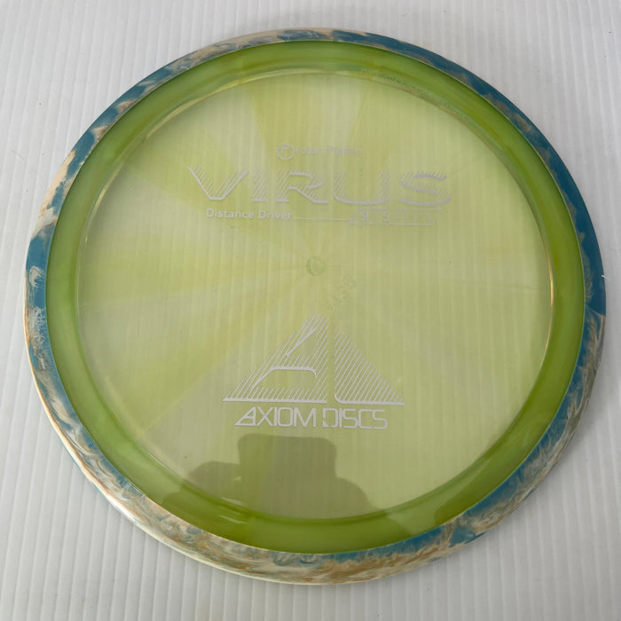 Bright Green/Swirly Blue & Orange Rim/173g 26