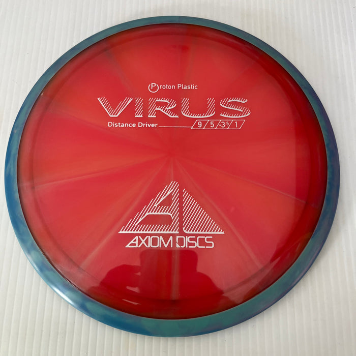 Red/Swirly Blue Rim/170g 27