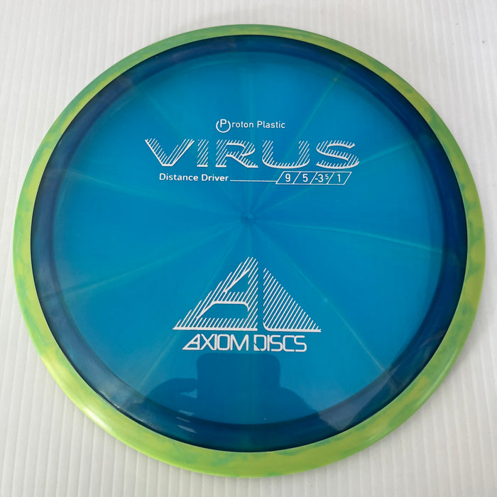 Blue/Swirly Green Rim/174g 29