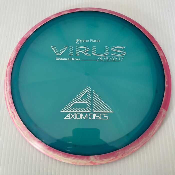 Light Blue/Swirly Pink & Yellow Rim/172g 6