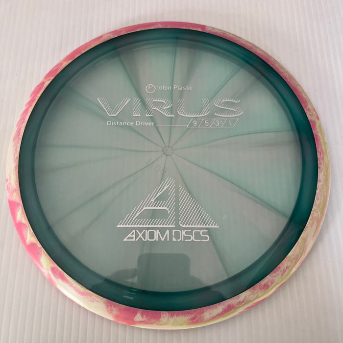 Blue/Swirly Yellow & Pink Rim/170g 8