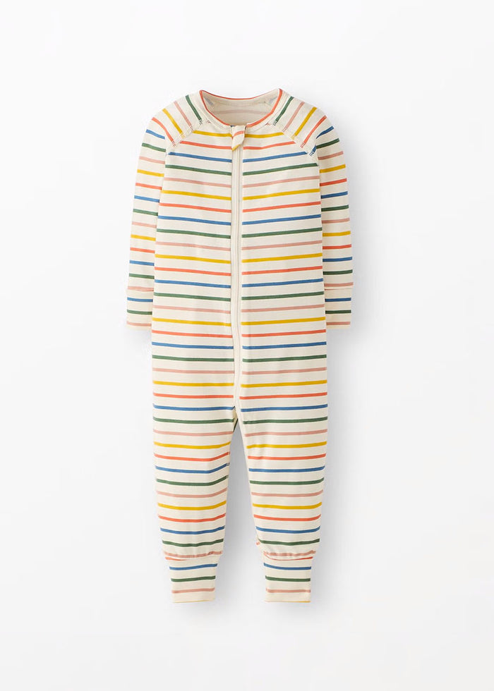 Baby 2-Way Zip Sleeper In HannaSoft - Multi Stripe