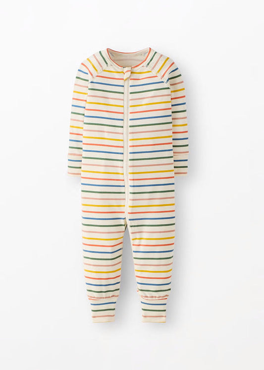 Baby 2-Way Zip Sleeper In HannaSoft - Multi Stripe