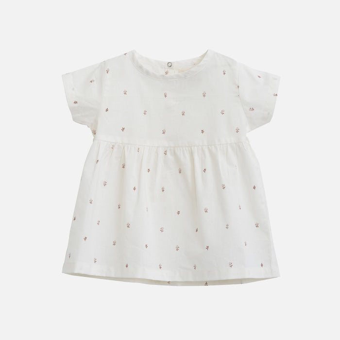 Baby Cotton Flair Dress - Aster