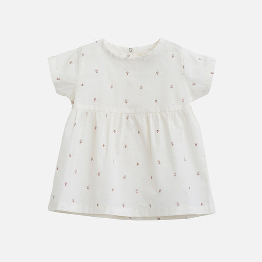 Baby Cotton Flair Dress - Aster