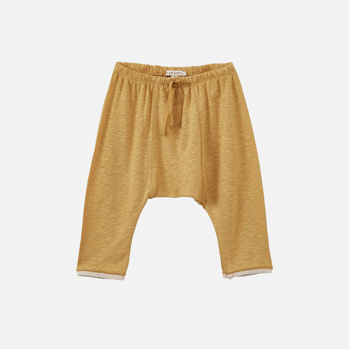 Baby Linen Knit Barnes Set - Ochre
