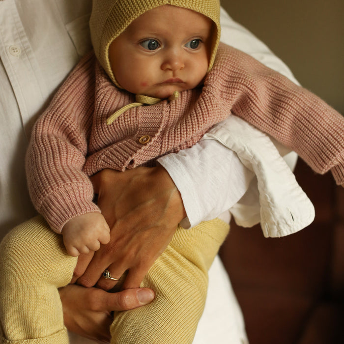 Baby Merino Wool Guido Pants - Light Yellow