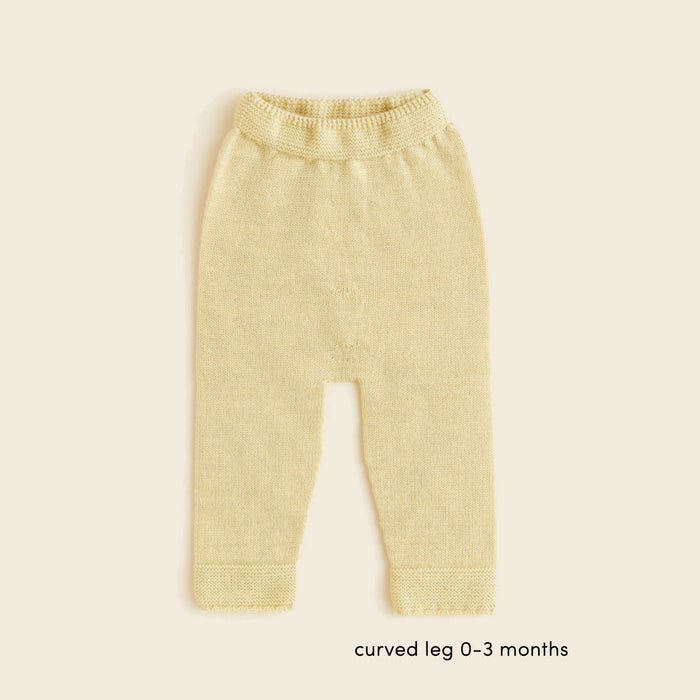 Baby Merino Wool Guido Pants - Light Yellow