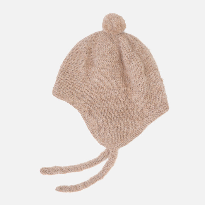 Baby Suri Alpaca Bonnet - Beige