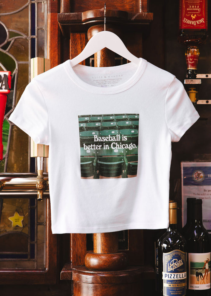 Baseball Is Better In Chicago Baby Tee