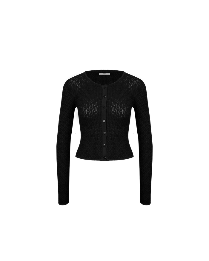 BEAU CARDIGAN BLACK
