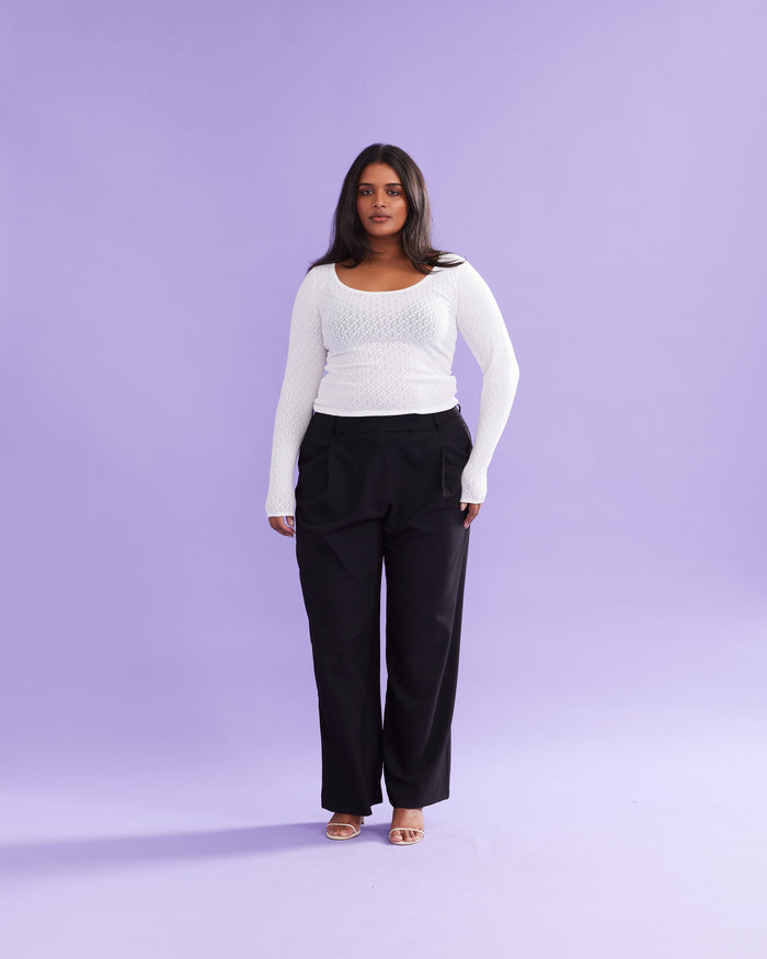 BEAU LONG SLEEVE WHITE
