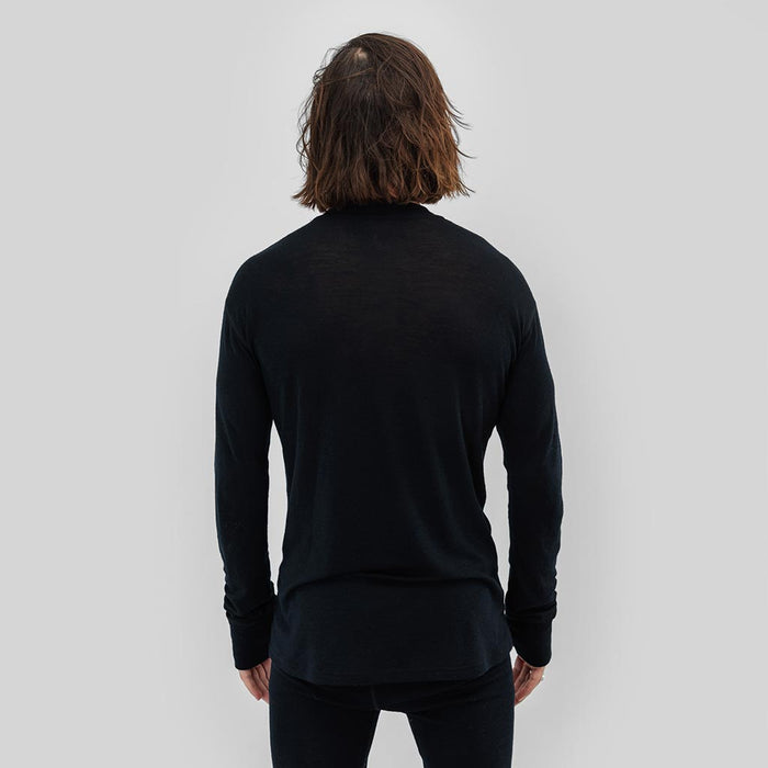 Beyond Medals Merino Baselayer Thermal Top - Black