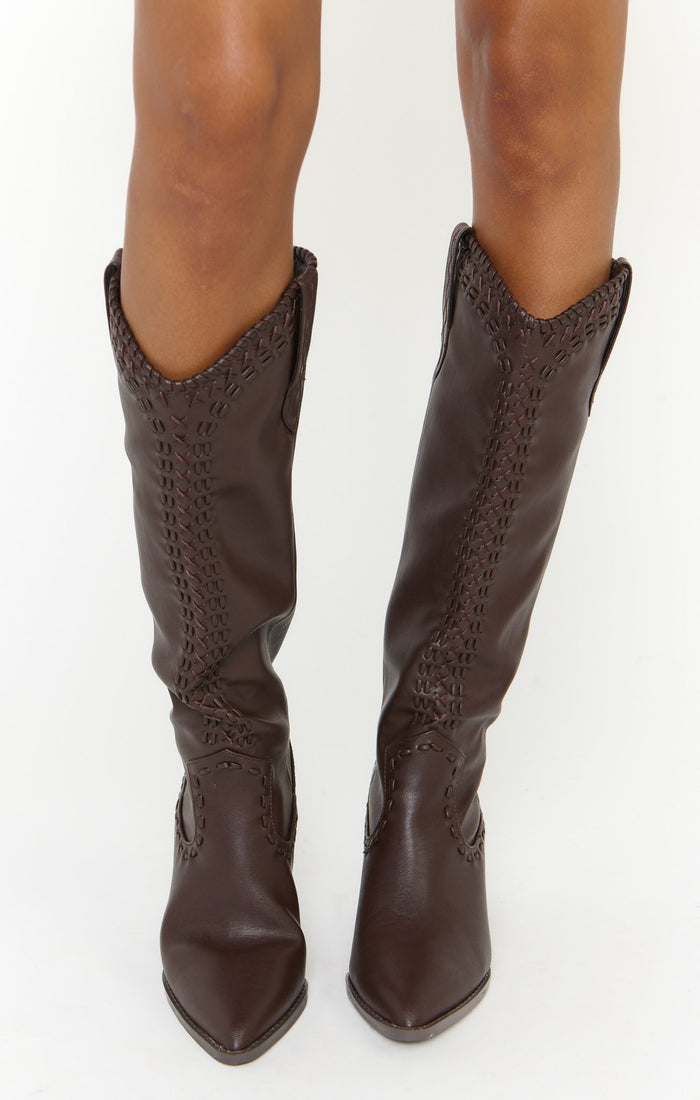 Billini Finley Cowboy Boot ~ Chocolate