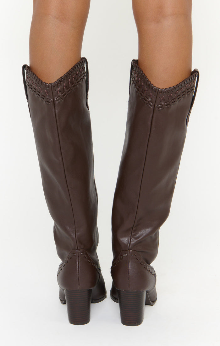Billini Finley Cowboy Boot ~ Chocolate
