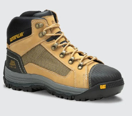 Boots Safety CAT Convex St Zip Sided/Lace P720053